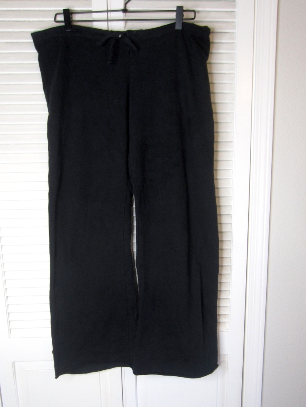 Classic Girl by American Apparel Drawstring Lounge Yoga Pants Black - Size XL